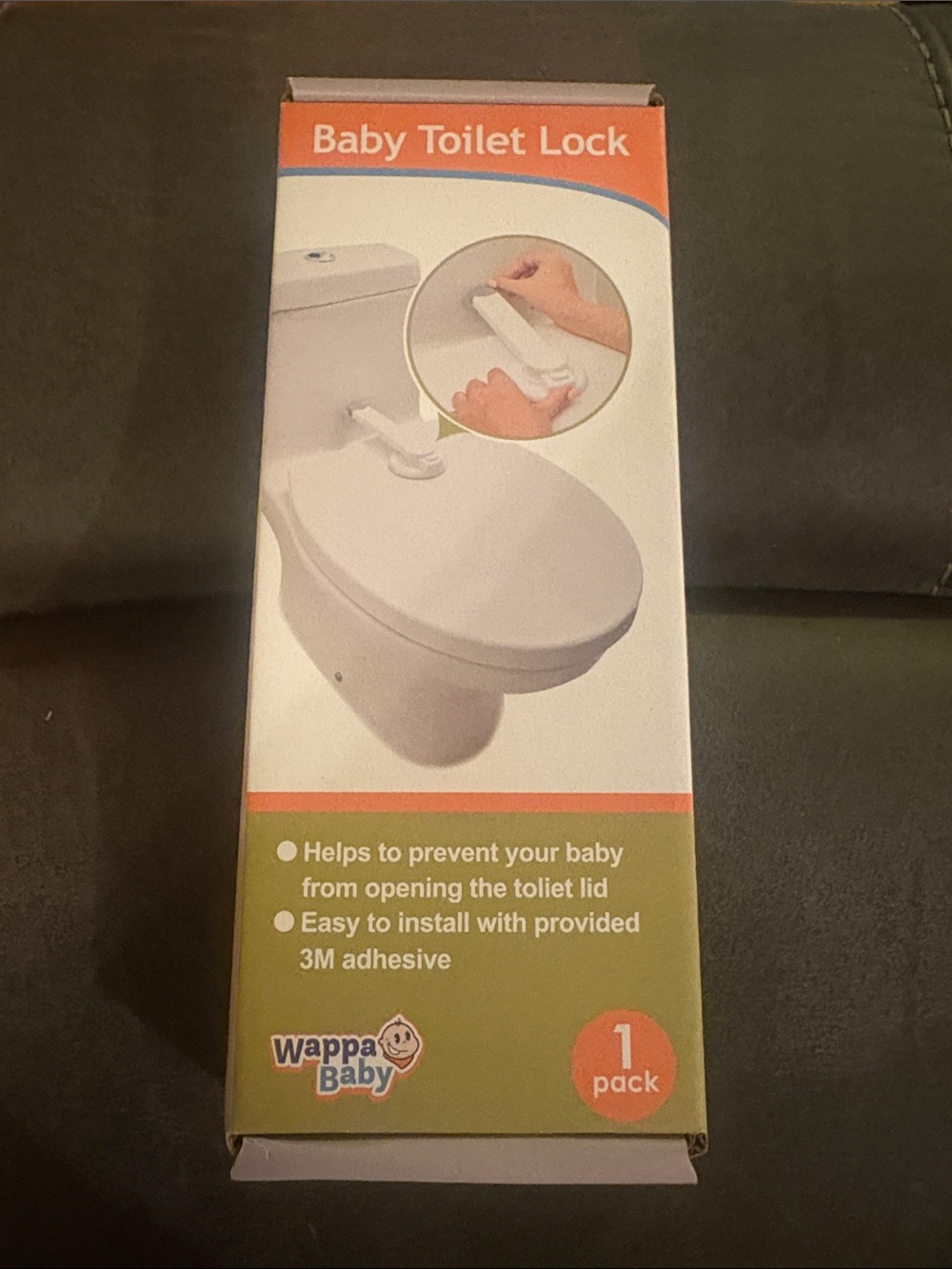 🔥5 FOR $25🔥 White Baby Toilet Safety Lock - 1 Pack